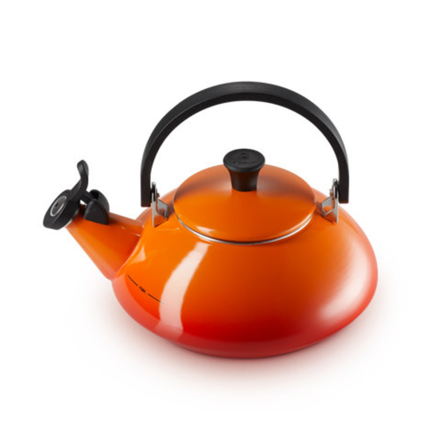 Le Creuset Zen kettle 1.5L orange DEKSELS