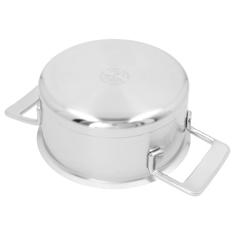 Demeyere Silver 7 kookpan met dubbelwandig deksel 20cm / 3L