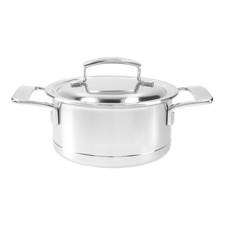 Demeyere Silver 7 kookpan met dubbelwandig deksel 16cm / 1,5L Demeyere Silver 7 kookpan met dubbelwandig deksel 16cm / 1,5L