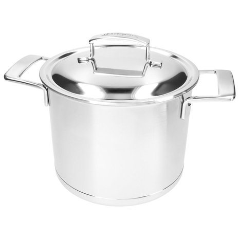 Demeyere Silver 7 soeppan met dubbelwandig deksel 20cm / 5L