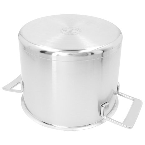 Demeyere Silver 7 stock pot with double-walled lid 20cm / 5L