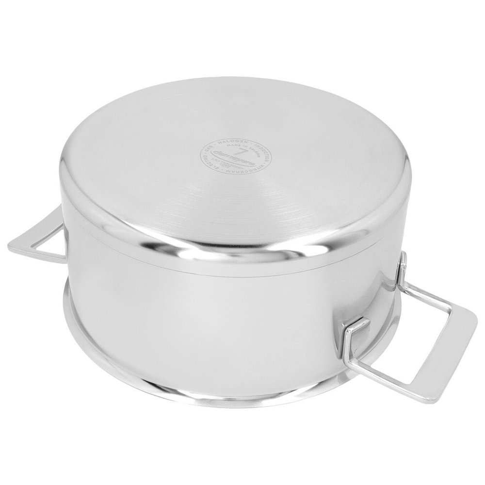 Demeyere Silver 7 kookpan met dubbelwandig deksel 24cm / 5,2L Demeyere Silver 7 kookpan met dubbelwandig deksel 24cm / 5,2L