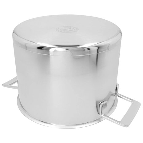 Demeyere Silver 7 soeppan met dubbelwandig deksel 24cm / 7,5L