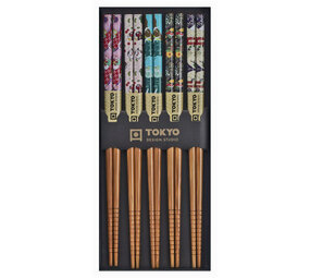 Tokyo Design Studio 5 sets of chopsticks Colored KZ-7