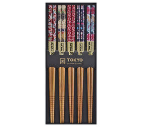 Tokyo Design Studio 5 sets of chopsticks Colored KZ-5