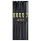 Tokyo Design Studio 5 sets of chopsticks Stainless Steel Black