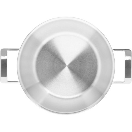Demeyere Silver 7 conische sudderpan met dubbelwandig deksel 28cm / 4,8L Demeyere Silver 7 conische sudderpan met dubbelwandig deksel 28cm / 4,8L
