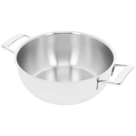 Demeyere Silver 7 conische sudderpan met dubbelwandig deksel 28cm / 4,8L Demeyere Silver 7 conische sudderpan met dubbelwandig deksel 28cm / 4,8L