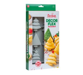 Decora Silicone Christmas trees mold, 6 cavities