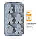 Decora Platinum siliconen gingerbread vorm, 6 vormen, 30 x 17 cm