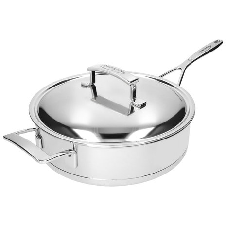 Demeyere Silver 7 sauteerpan met dubbelwandig deksel 28cm 4,75L
