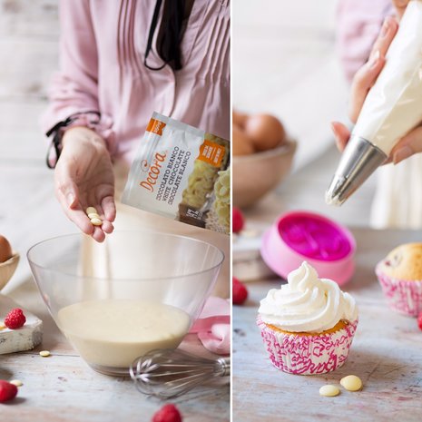 Decora Chocolate Callets White 250g