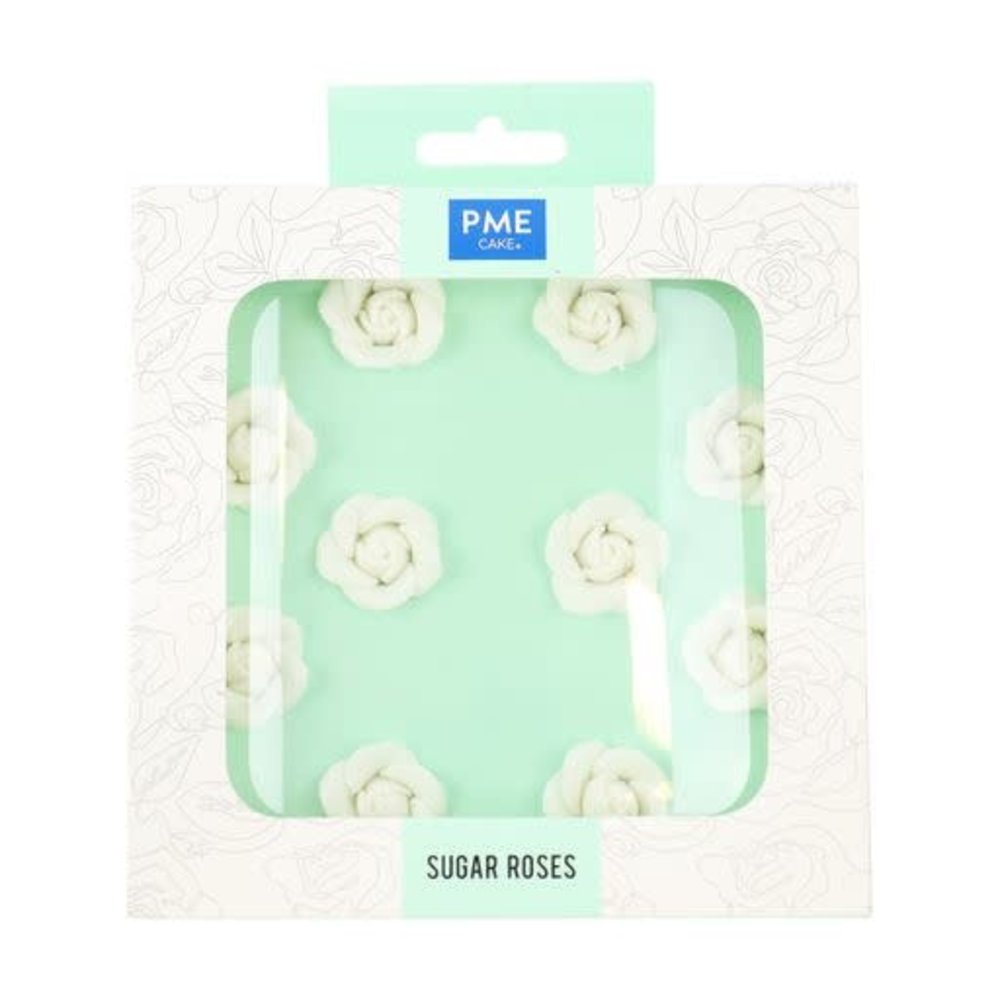 PME 10 eetbare suikerrozen 2,5cm