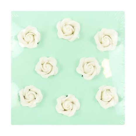 PME 8 edible sugar roses 3,2cm PME 8 edible sugar roses 3,2cm