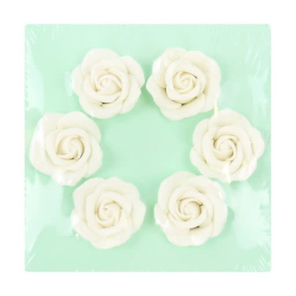PME 6 edible sugar roses 4,5cm PME 6 edible sugar roses 4,5cm