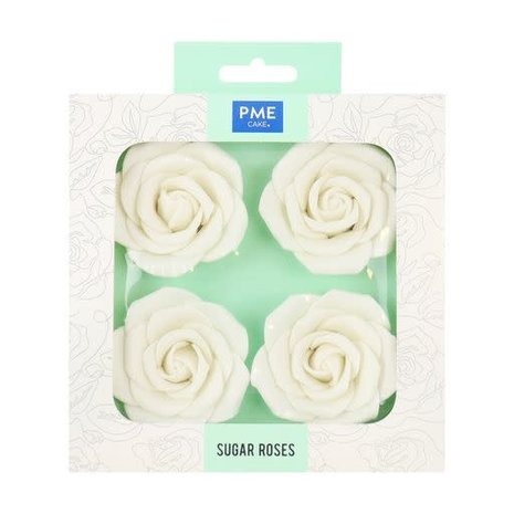 PME 4 edible sugar roses 6,2cm