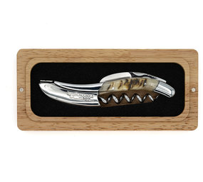 Laguiole en Aubrac Sommelier kelnersmes ramshoorn Laguiole en Aubrac Sommelier kelnersmes ramshoorn