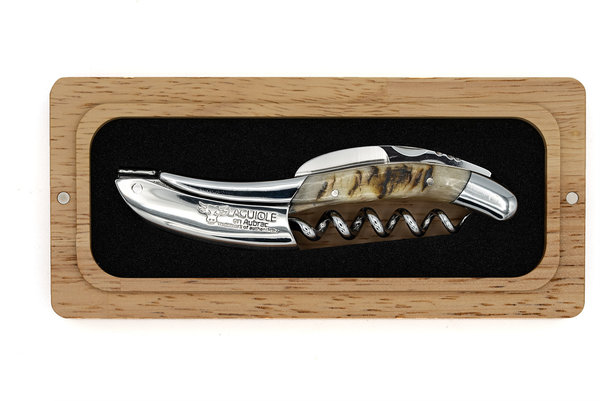 Laguiole en Aubrac Sommelier kelnersmes ramshoorn Laguiole en Aubrac Sommelier kelnersmes ramshoorn