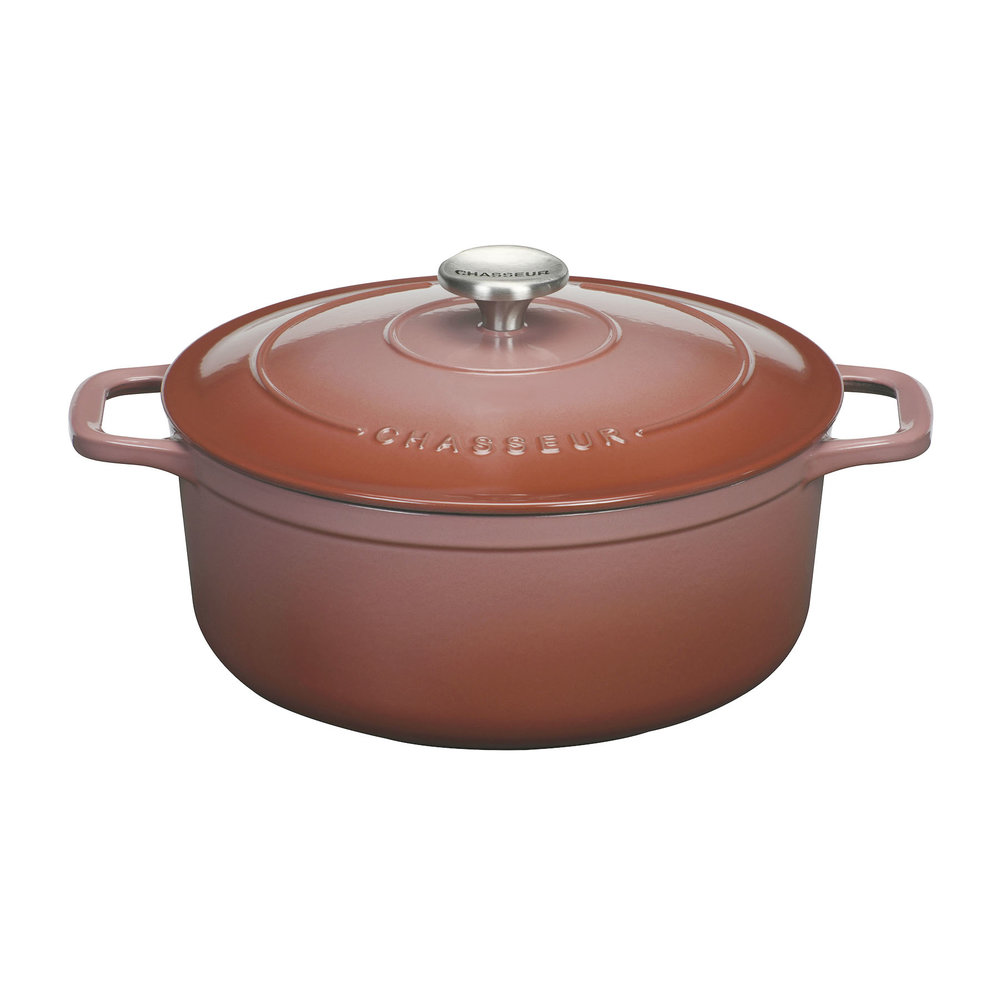 Chasseur Cocotte rond 28cm  6,1L Bois de Rose