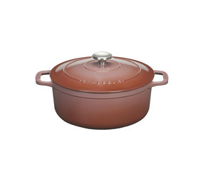 Chasseur Cocotte rond 24cm 4,0L Bois de Rose Chasseur Cocotte rond 24cm 4,0L Bois de Rose