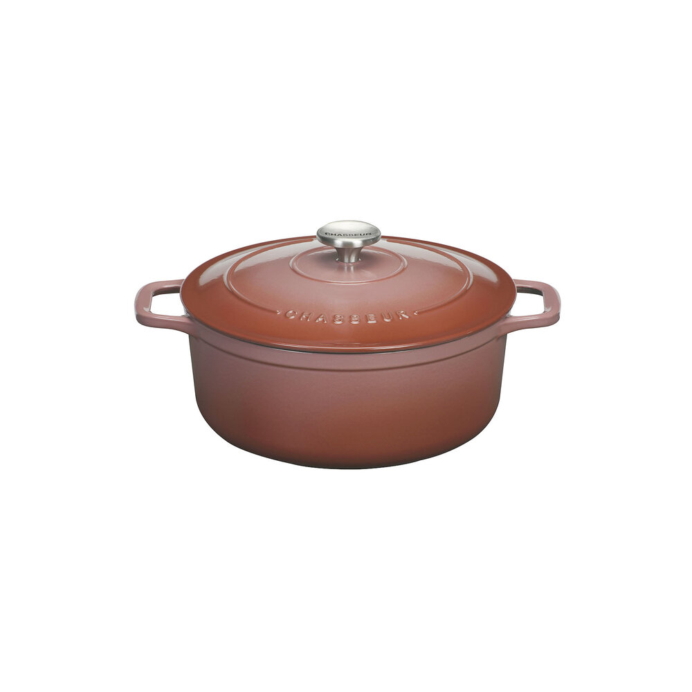 Chasseur Cocotte rond 20cm  2,5L Bois de Rose