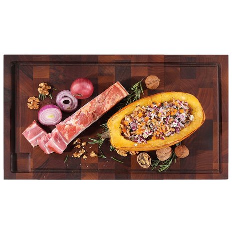 Zassenhaus Snijplank kops Walnoot 54x30x4cm Groot
