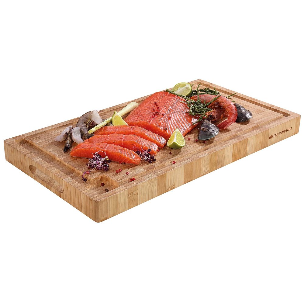 Zassenhaus Edge grain bamboo cutting board 54x30x4cm Zassenhaus Edge grain bamboo cutting board 54x30x4cm