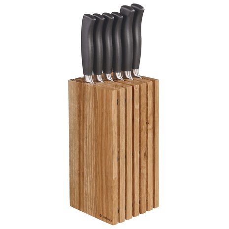 Zassenhaus Oak knife block 13x13x26cm Zassenhaus Oak knife block 13x13x26cm