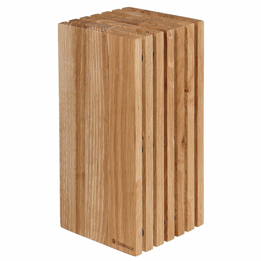 Zassenhaus Oak knife block 13x13x26cm Zassenhaus Oak knife block 13x13x26cm