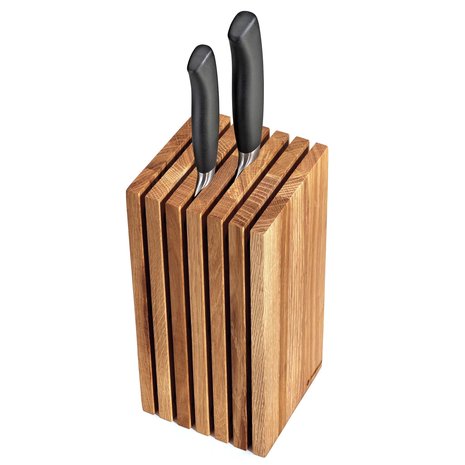 Zassenhaus Oak knife block 13x13x26cm Zassenhaus Oak knife block 13x13x26cm