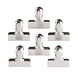 RVS afsluitklemmen 4cm, 6 stuks RVS afsluitklemmen 4cm, 6 stuks