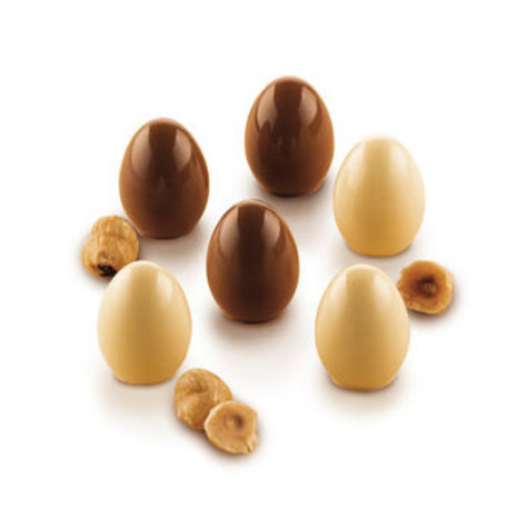 Silikomart 3D silicone egg chocolate mold SCG 058