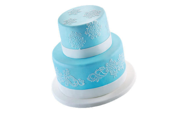 Silikomart Sugar lace silicone mat - Snowflakes