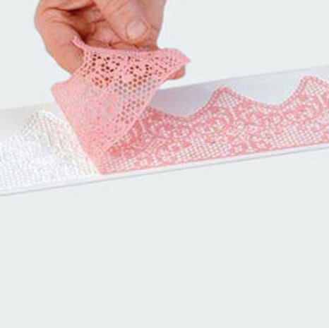 Silikomart Siliconen mat voor eetbaar kant "Slim Fantasy"