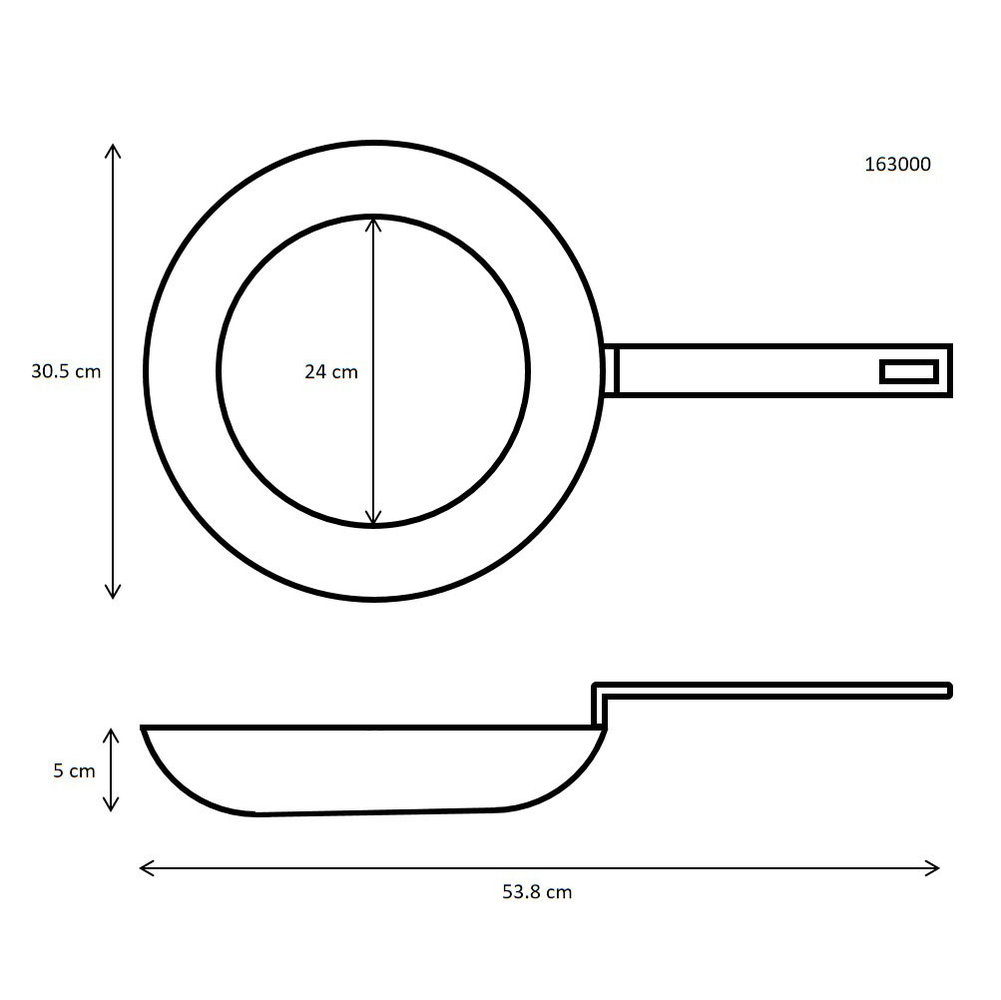 Ronneby Bruk Ultra Light lichtgewicht gietijzeren koekenpan 30cm Ronneby Bruk Ultra Light lichtgewicht gietijzeren koekenpan 30cm