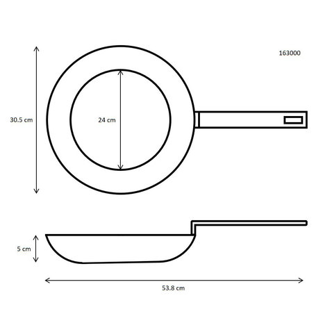Ronneby Bruk Ultra Light cast iron frying pan 30cm Ronneby Bruk Ultra Light cast iron frying pan 30cm
