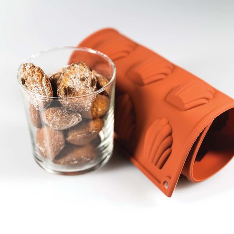 Silikomart Siliconen vorm 9 x madeleine 6,8cm