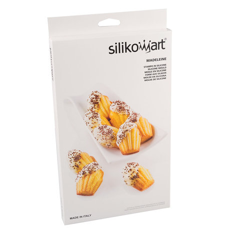 Silikomart Silicone mold 9 x madeleine 6,8cm