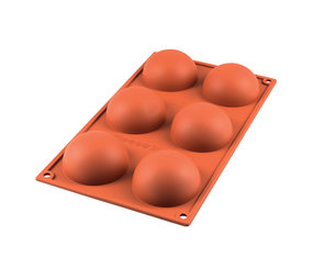 Silikomart Silicone mold 6 x hemisphere 7cm
