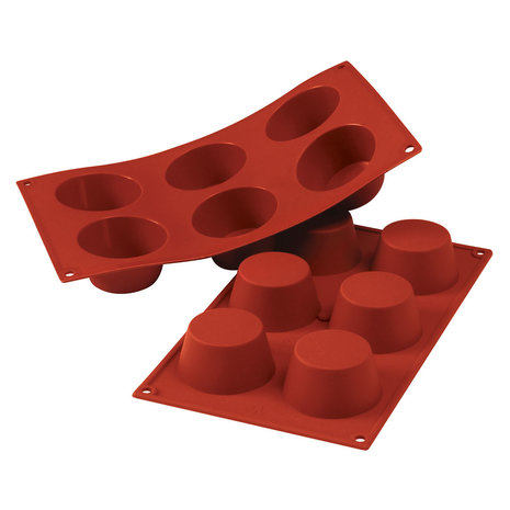 Silikomart Silicone mold 6 x muffin 6,9cm
