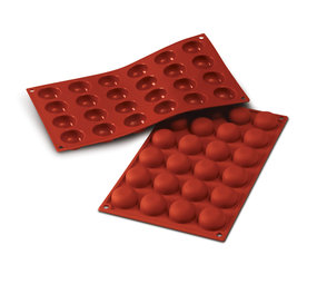 Silikomart Siliconen vorm 24 x halve bol 3,4cm