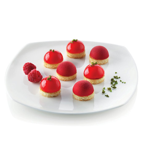 Silikomart Silicone mold 15 x hemisphere 4cm