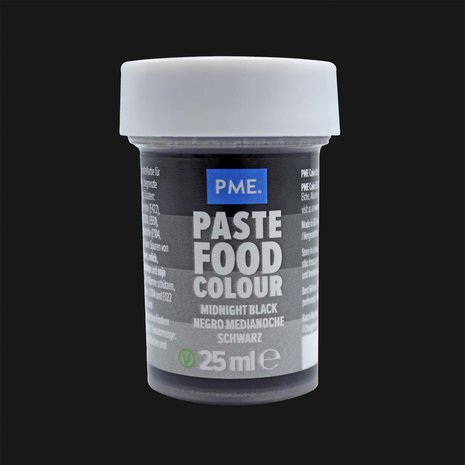 PME Food coloring gel 25g "Midnight Black" PME Food coloring gel 25g "Midnight Black"