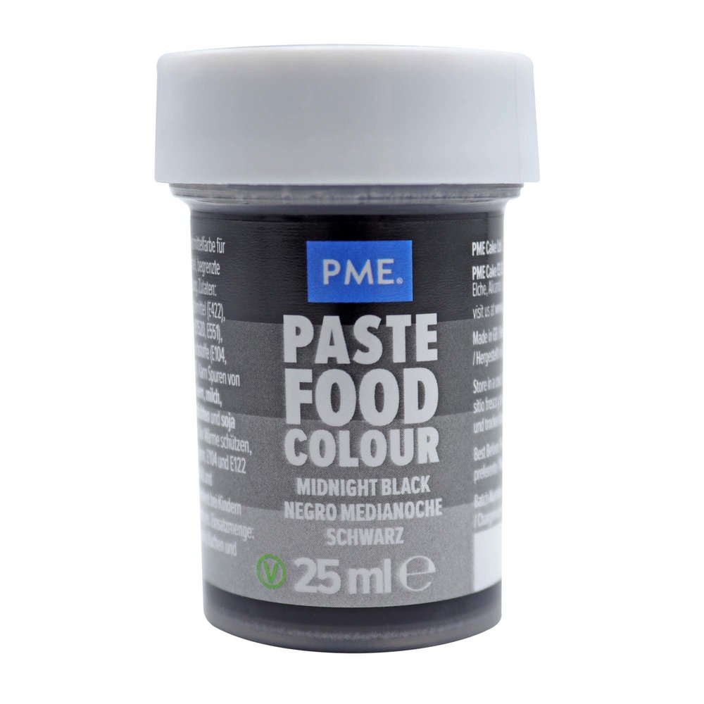 PME Food coloring gel 25g "Midnight Black" PME Food coloring gel 25g "Midnight Black"