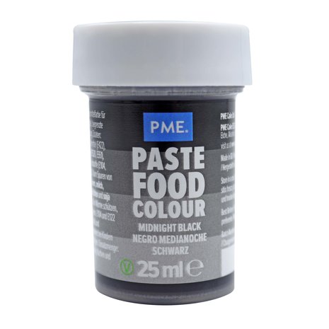 PME Food coloring gel 25g "Midnight Black" PME Food coloring gel 25g "Midnight Black"