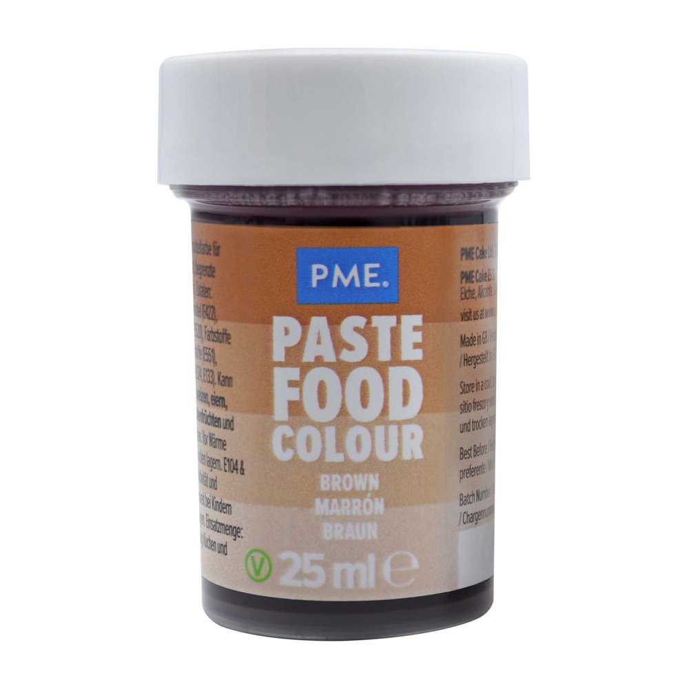 PME Food coloring gel 25g "Brown" PME Food coloring gel 25g "Brown"