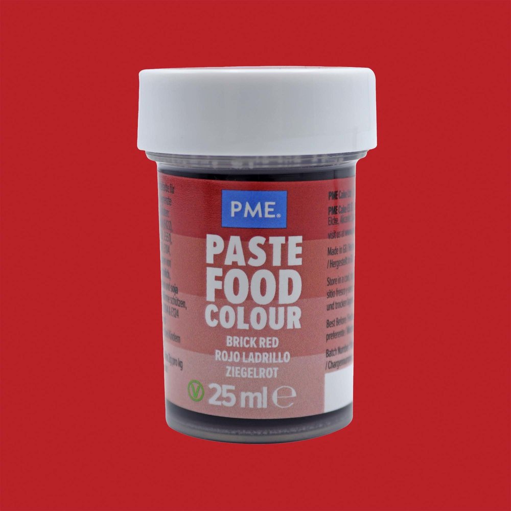 PME Food coloring gel 25g "Brick Red" PME Food coloring gel 25g "Brick Red"