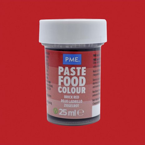 PME Kleurstof Gel "Brick Red" 25g