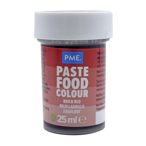 PME Food coloring gel 25g "Brick Red" PME Food coloring gel 25g "Brick Red"