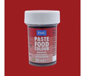 PME Food coloring gel 25g "Maroon Red" PME Food coloring gel 25g "Maroon Red"
